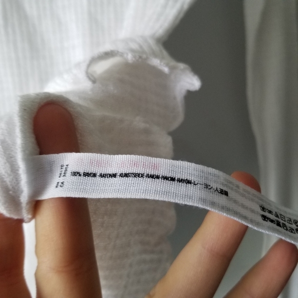 Free People Make It Easy Thermal Waffle Knit Top Small - Picture 9 of 10